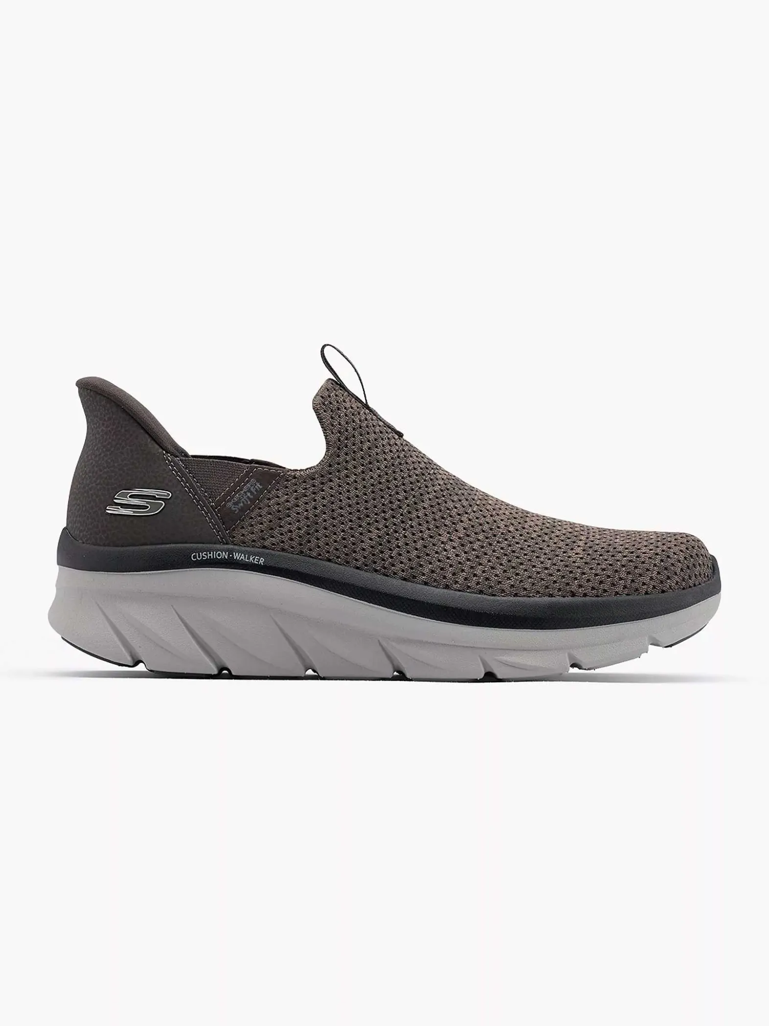 Skechers Grijze Sneaker Swift Fit - Hands Free-Heren Sneakers