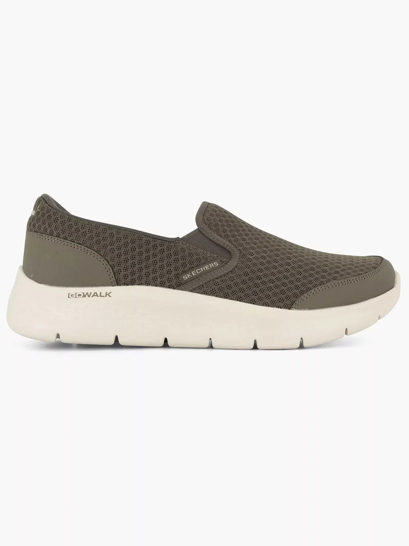 Skechers Groene Go Walk Flex - Request-Heren Instappers