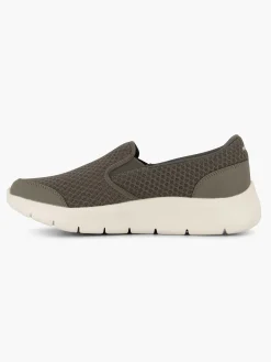 Skechers Groene Go Walk Flex - Request-Heren Instappers