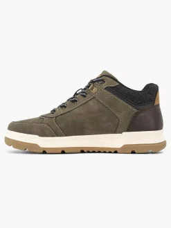 Memphis One Groene Hoge Sneaker-Heren Sneakers