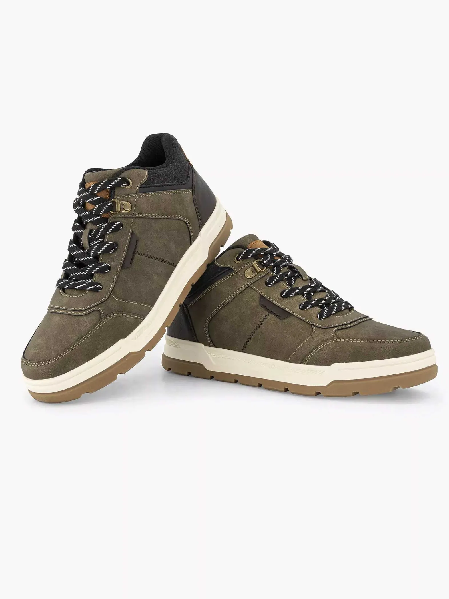 Memphis One Groene Hoge Sneaker-Heren Sneakers