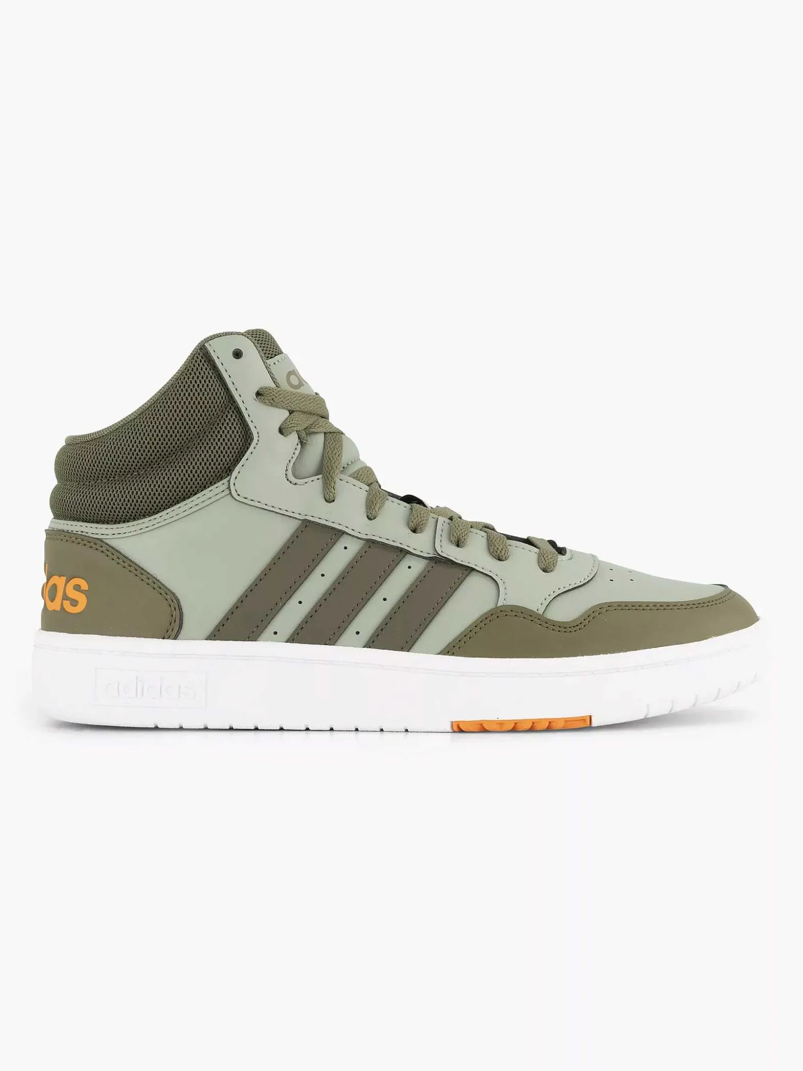 adidas Groene Hoops 3.0 Mid-Heren Sneakers
