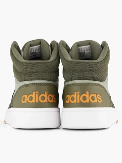 adidas Groene Hoops 3.0 Mid-Heren Sneakers