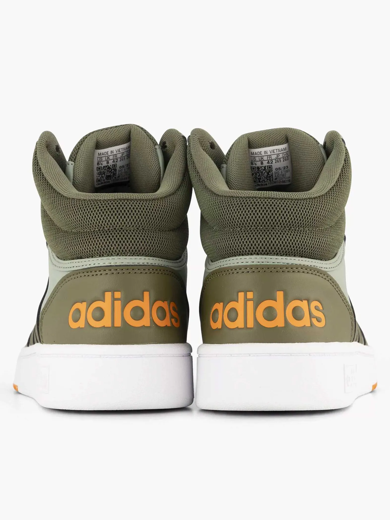 adidas Groene Hoops 3.0 Mid-Heren Sneakers