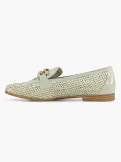Graceland Groene Loafer-Dames Instappers