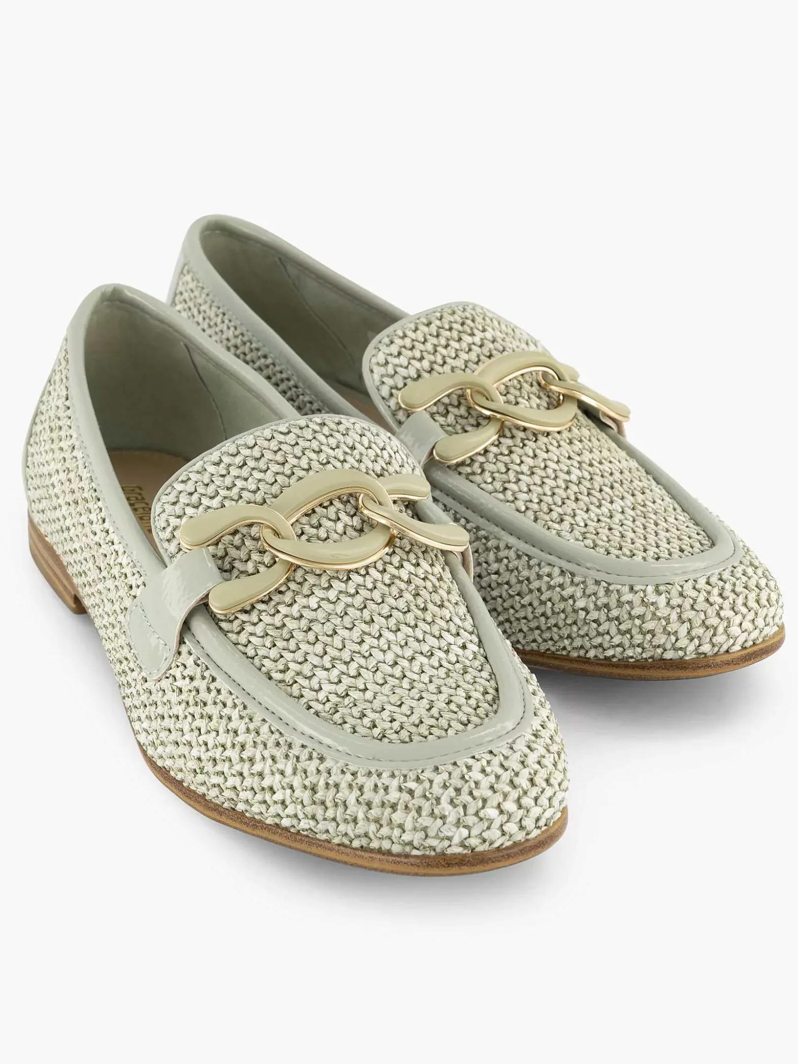 Graceland Groene Loafer-Dames Instappers