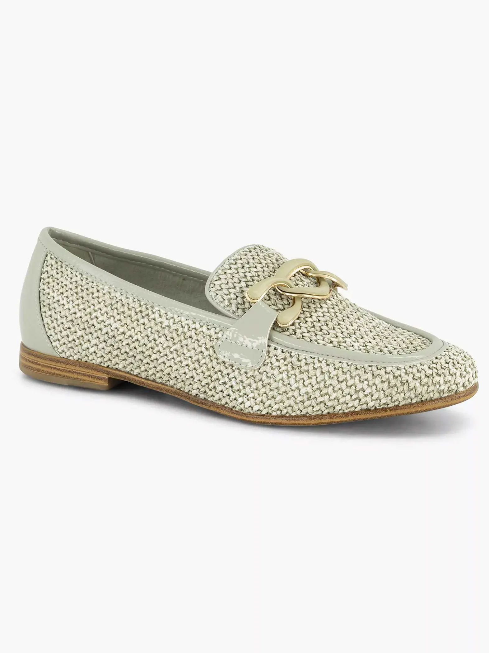 Graceland Groene Loafer-Dames Instappers
