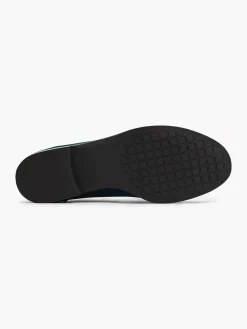 Graceland Groene Loafer Sierketting-Dames Instappers