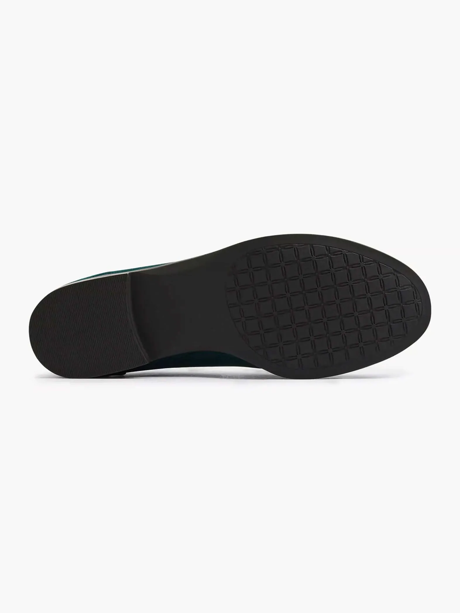 Graceland Groene Loafer Sierketting-Dames Instappers