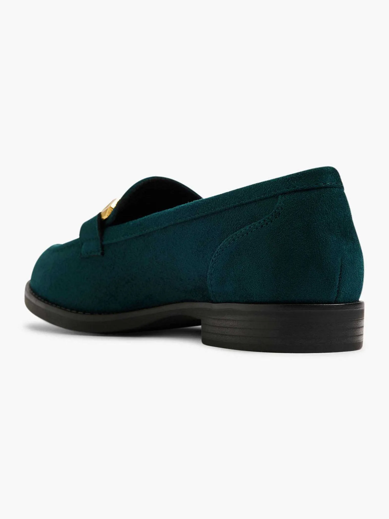 Graceland Groene Loafer Sierketting-Dames Instappers