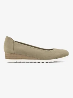 Graceland Groene Pump Sleehak-Dames Pumps