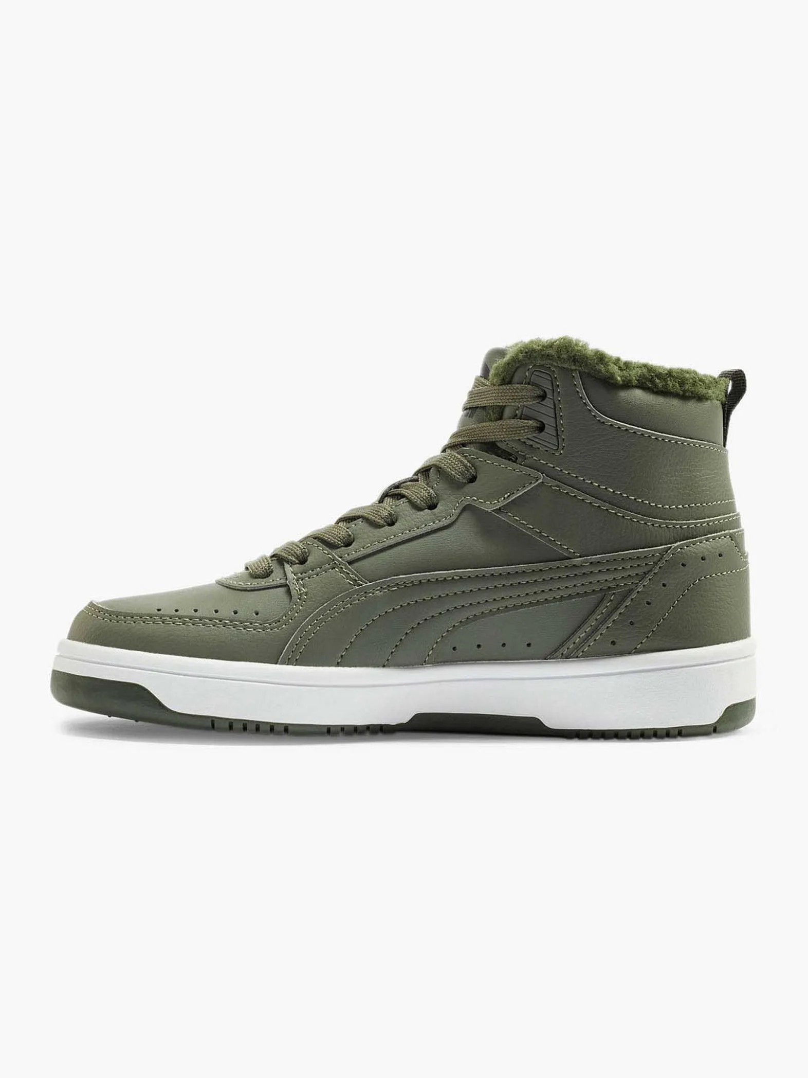 Puma Groene Rebound Joy Fur Jr-Kinderen Jongensschoenen