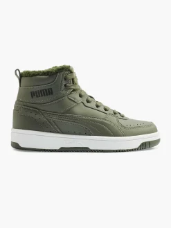Puma Groene Rebound Joy Fur Jr-Kinderen Jongensschoenen
