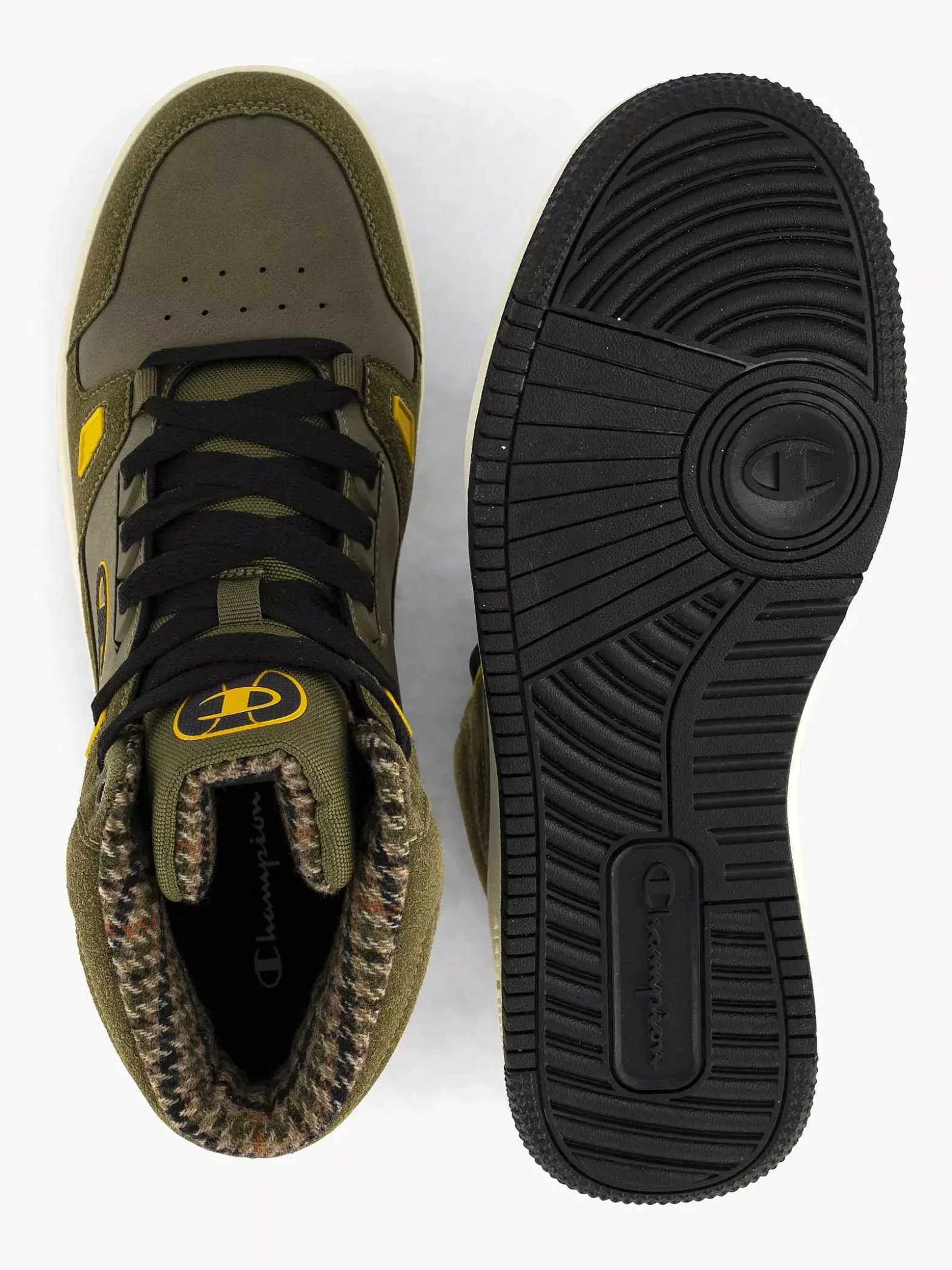 Champion Groene Rebound Mid Winterized-Heren Sneakers