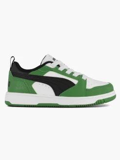 Puma Groene Rebound V6 Lo Ac Ps-Kinderen Babyschoenen