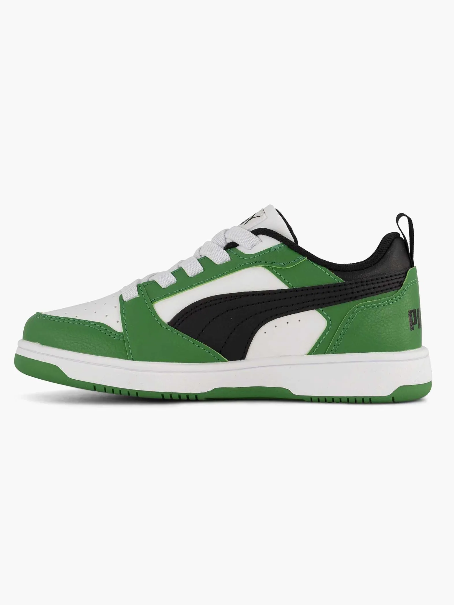 Puma Groene Rebound V6 Lo Ac Ps-Kinderen Babyschoenen
