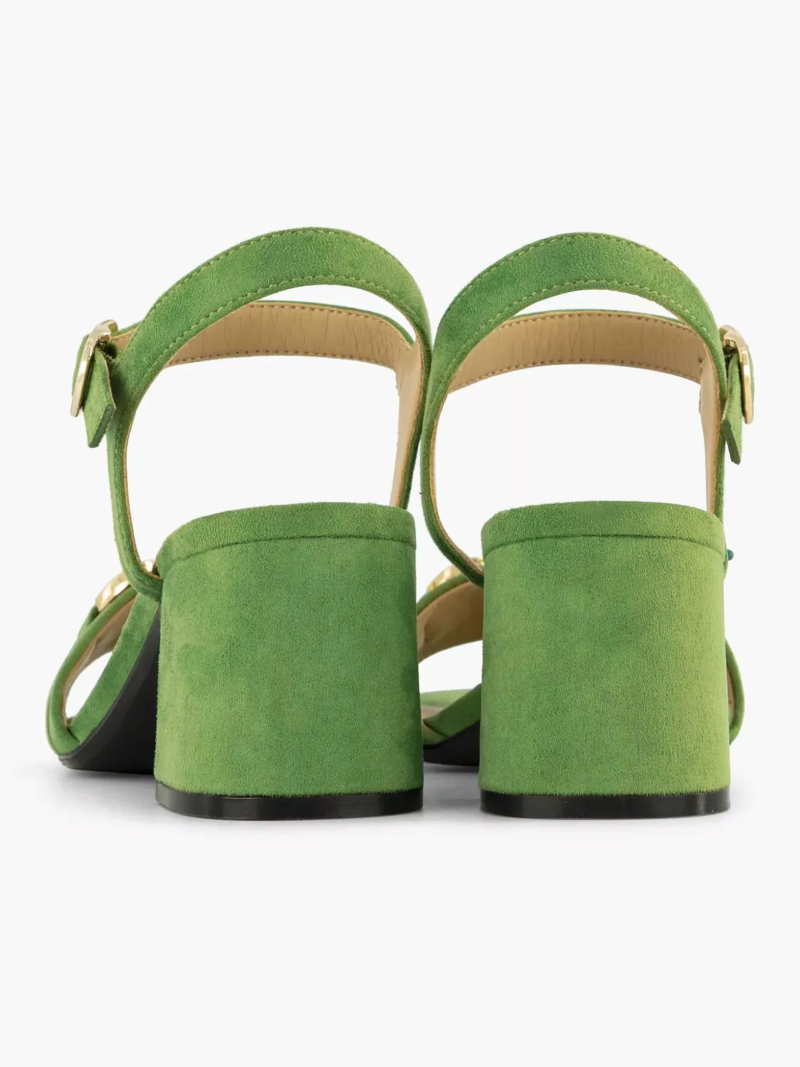 Graceland Groene Sandalette Sierketting-Dames Sandalen