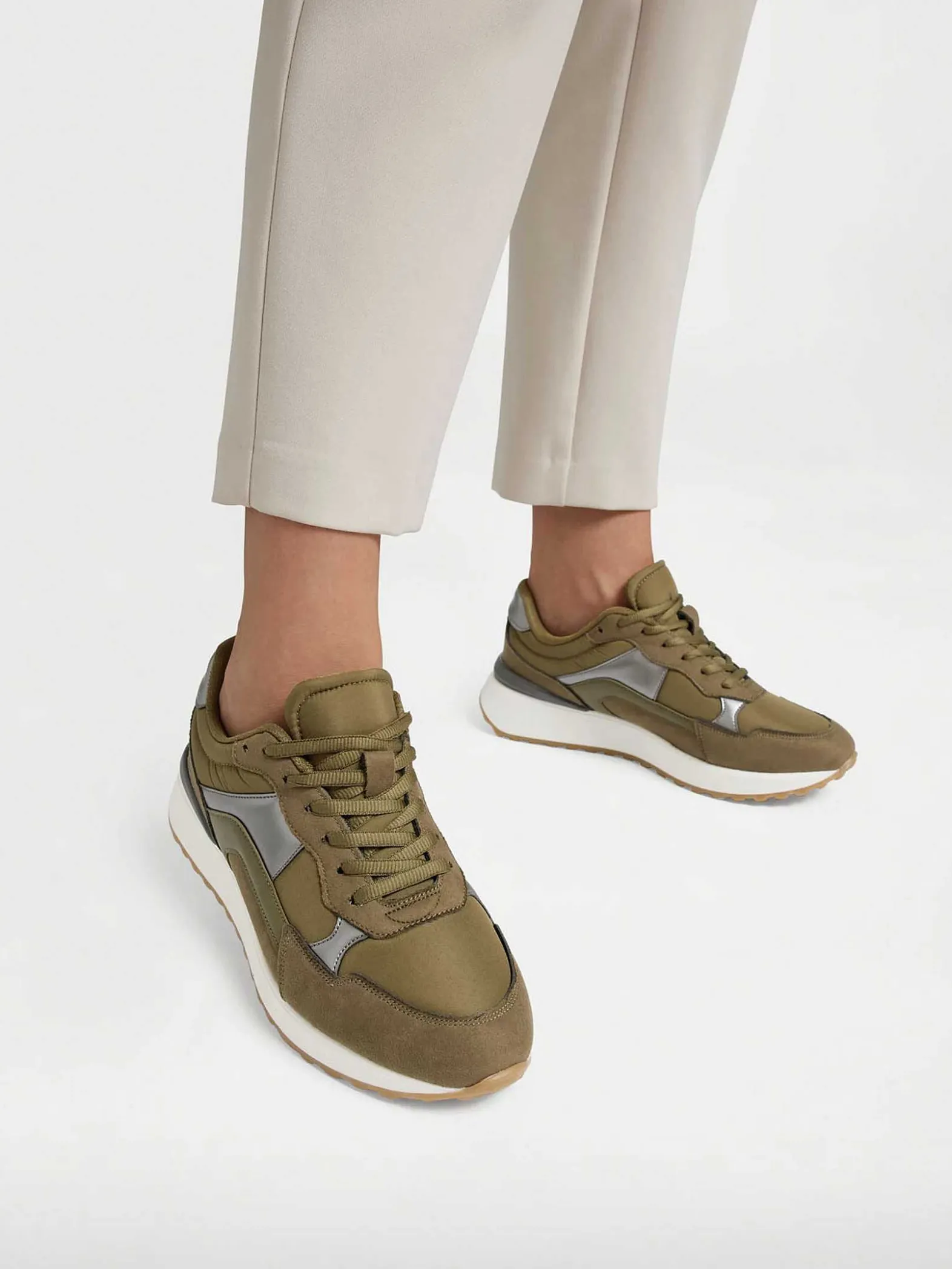 Graceland Groene Sneaker-Dames Sneakers