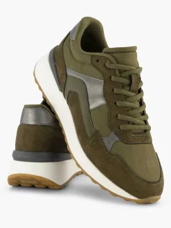 Graceland Groene Sneaker-Dames Sneakers