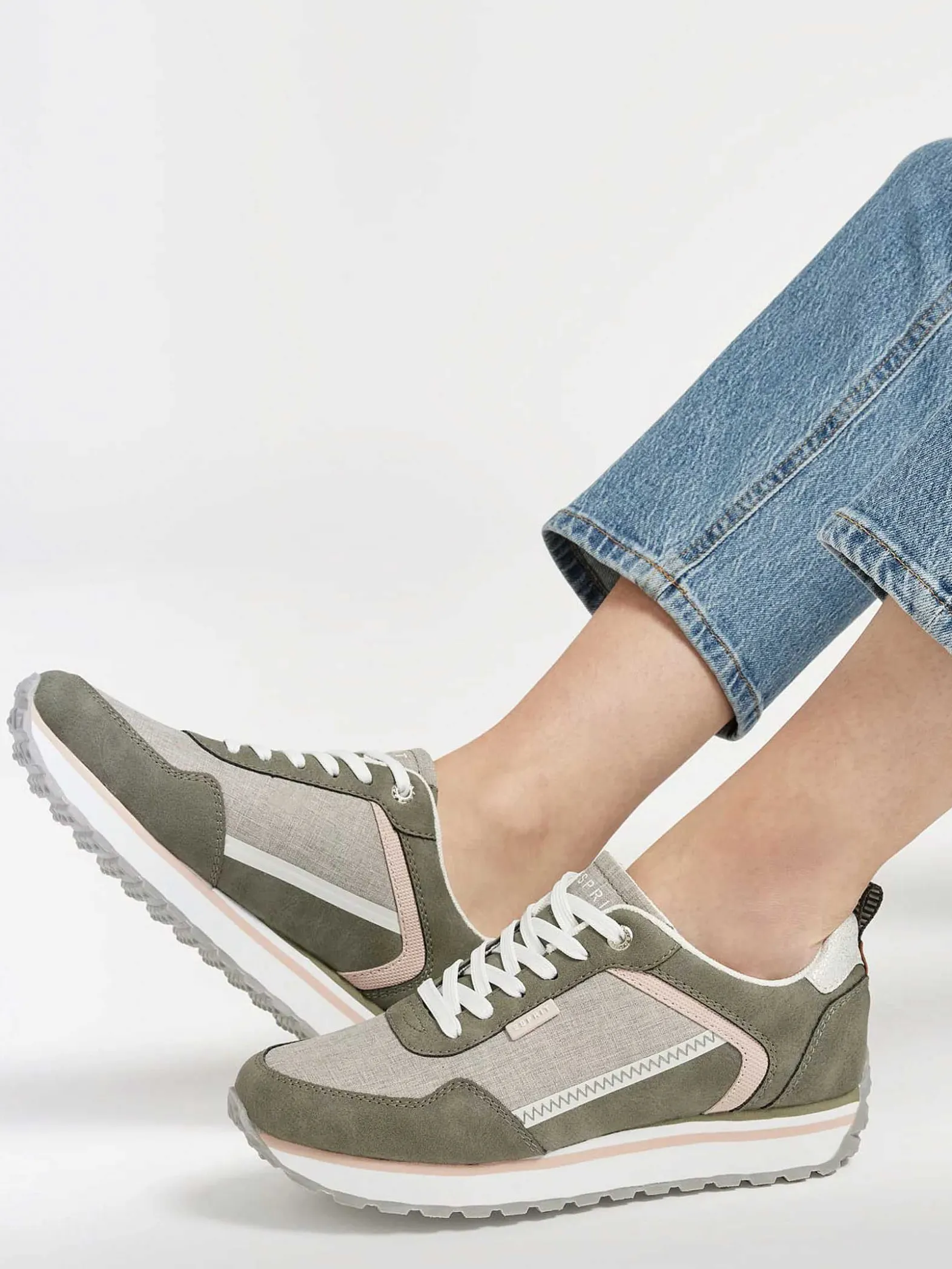 Esprit Groene Sneaker-Dames Sneakers