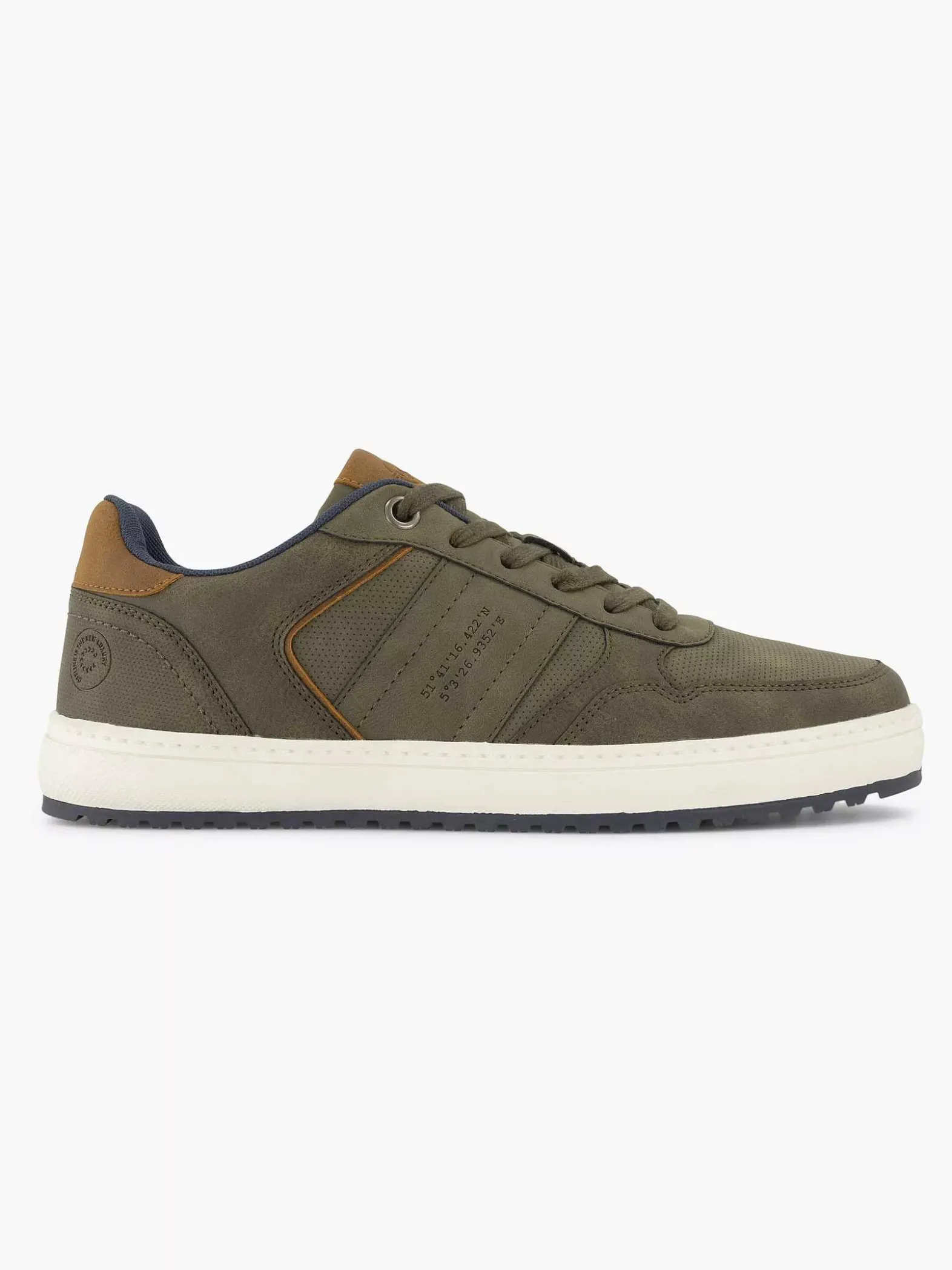 Memphis One Groene Sneaker Memory Foam-Heren Sneakers