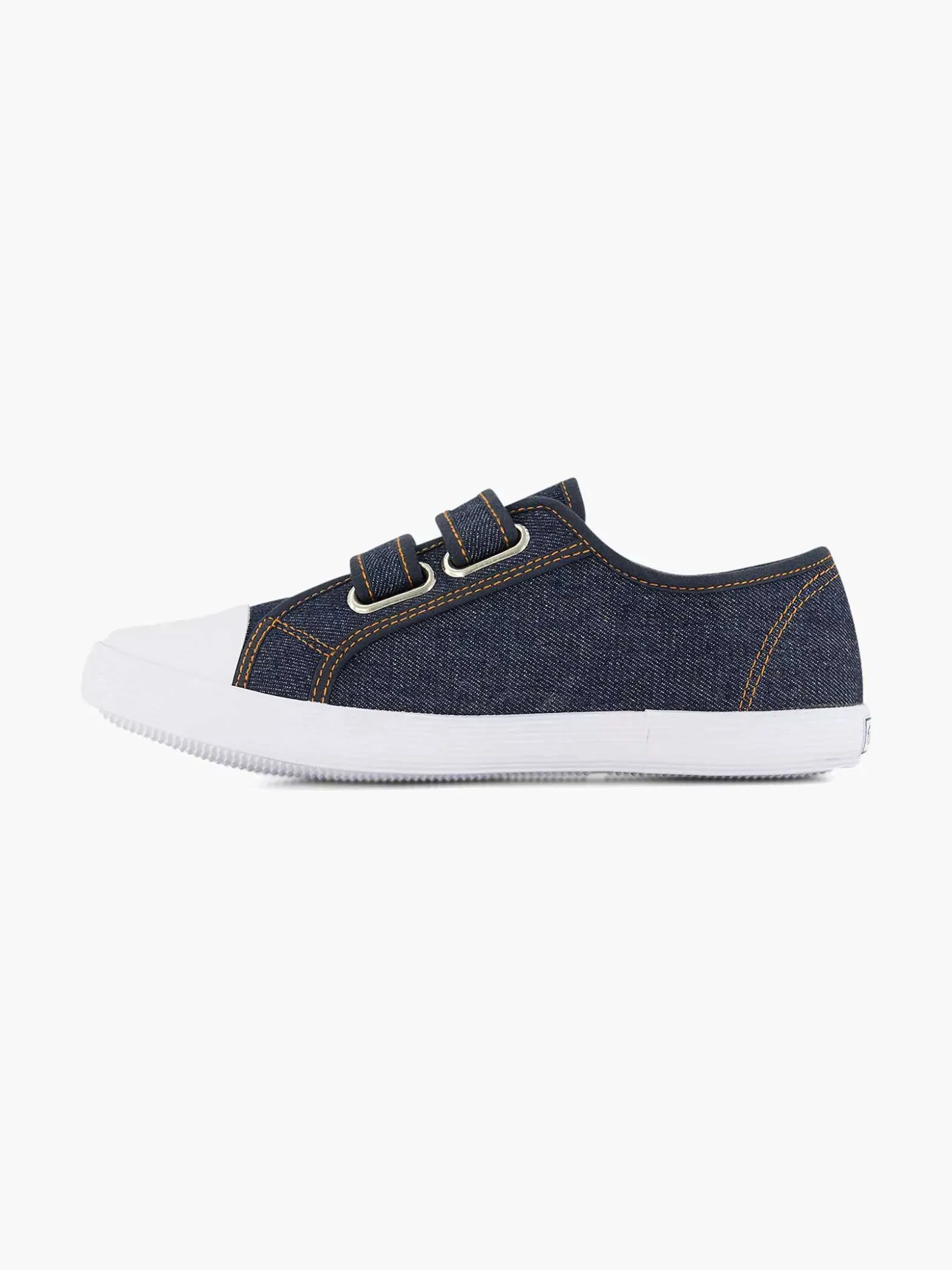 Vty Jeansblauwe Gymschoen Klittenband-Kinderen Babyschoenen