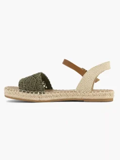 Graceland Khaki Sandaal-Dames Sandalen