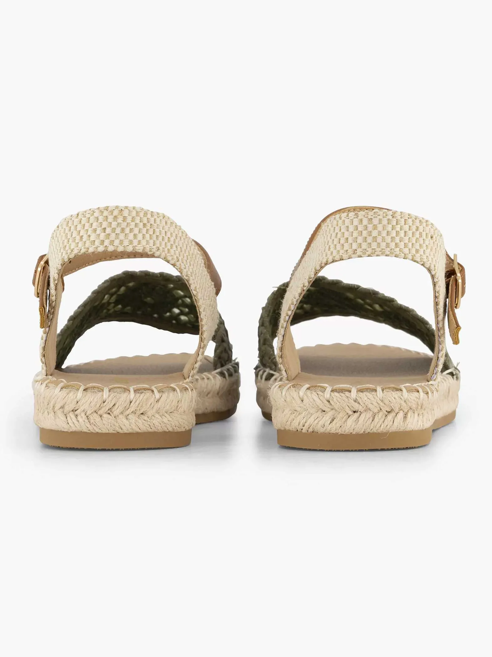 Graceland Khaki Sandaal-Dames Sandalen