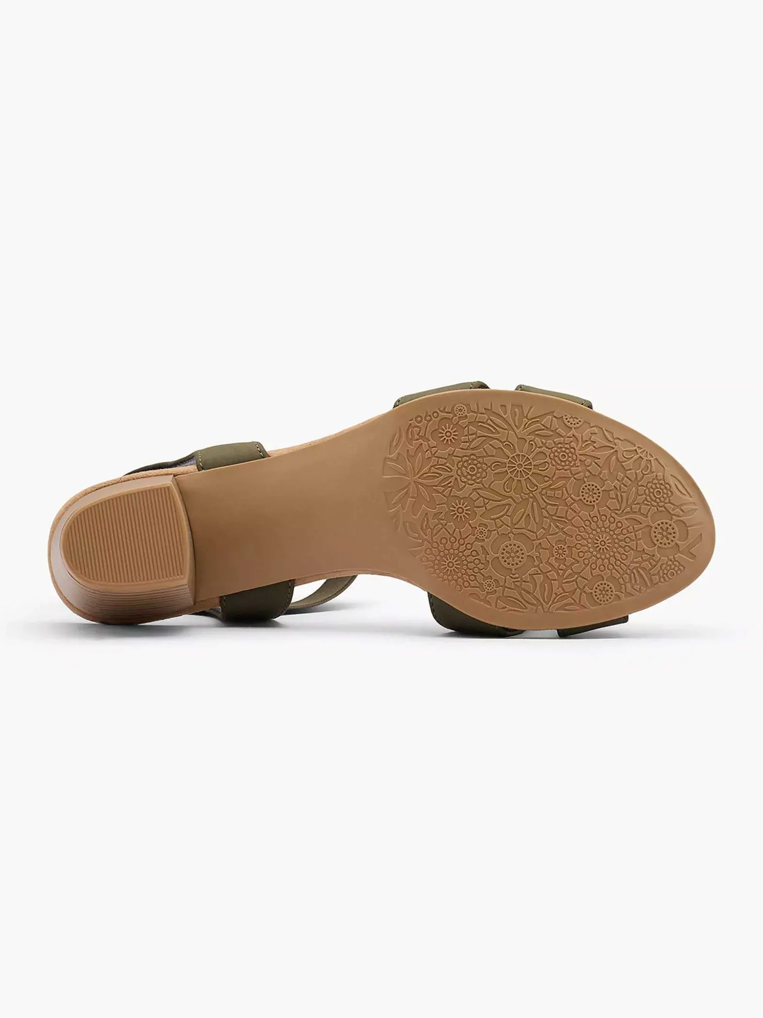 Graceland Khaki Sandalette-Dames Sandalen