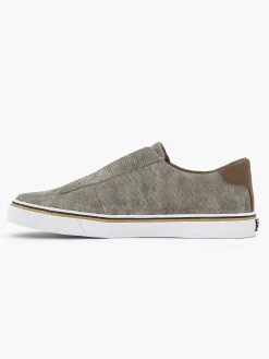 FILA Licht Beige Canvas Instapper-Heren Instappers