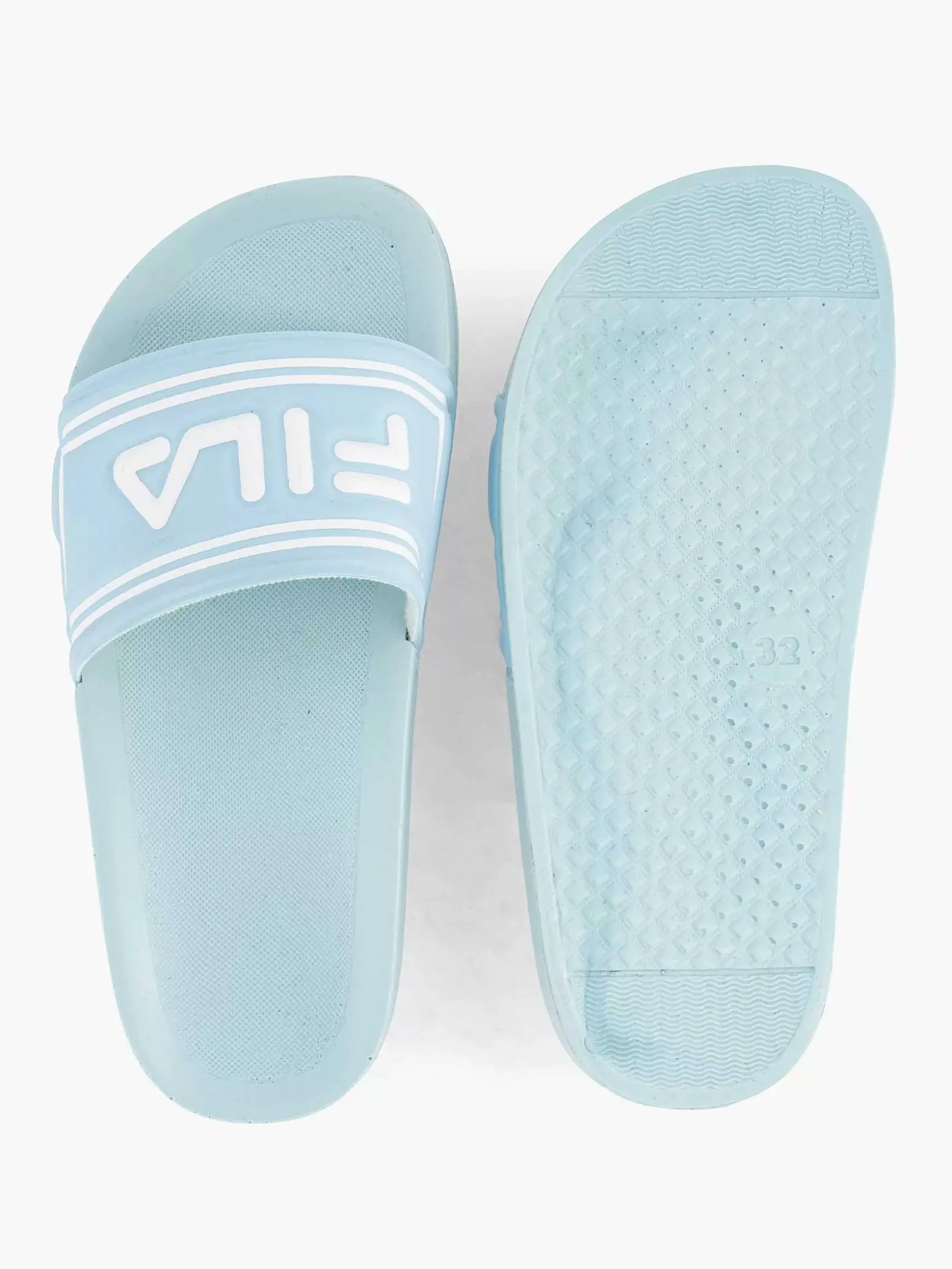 FILA Lichtblauwe Badslipper-Kinderen Babyschoenen