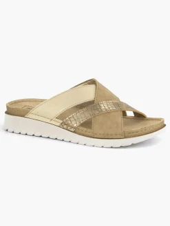 Easy Street Lichtbruine Comfort Slipper-Dames Comfort Schoenen