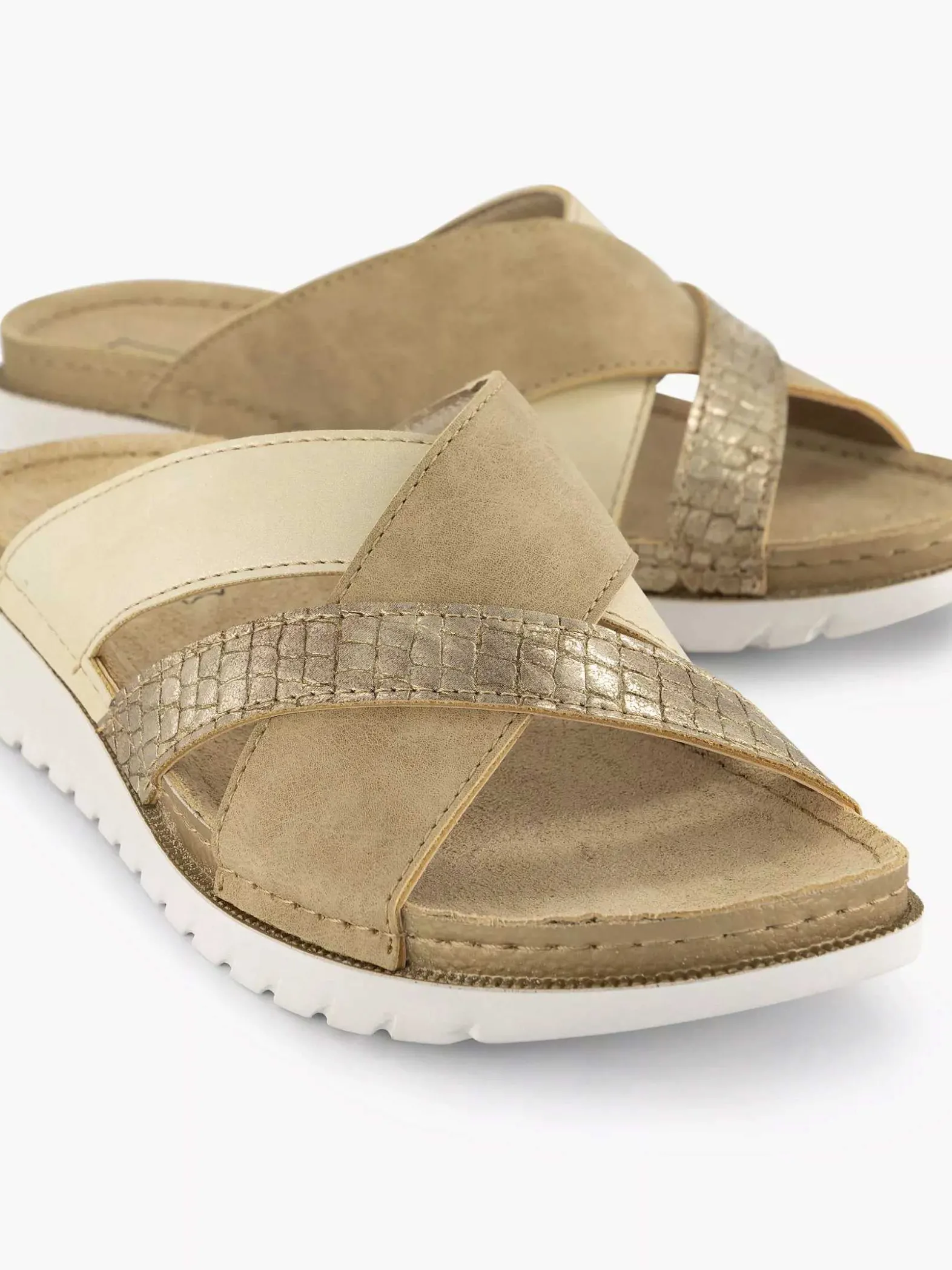 Easy Street Lichtbruine Comfort Slipper-Dames Comfort Schoenen