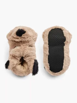 Vty Lichtbruine Pantoffel Hond-Kinderen Babyschoenen