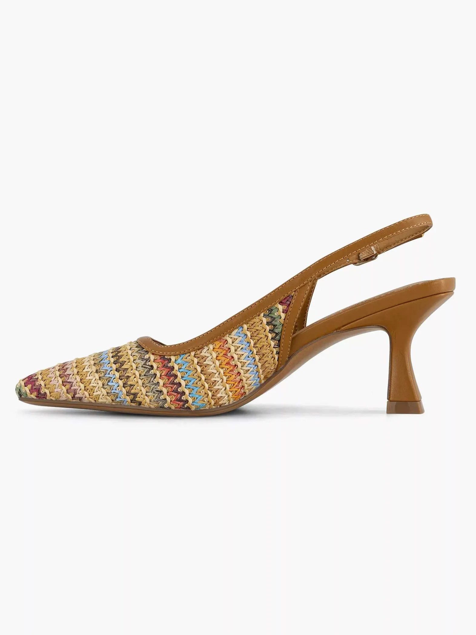 Graceland Lichtbruine Slingback-Dames Pumps