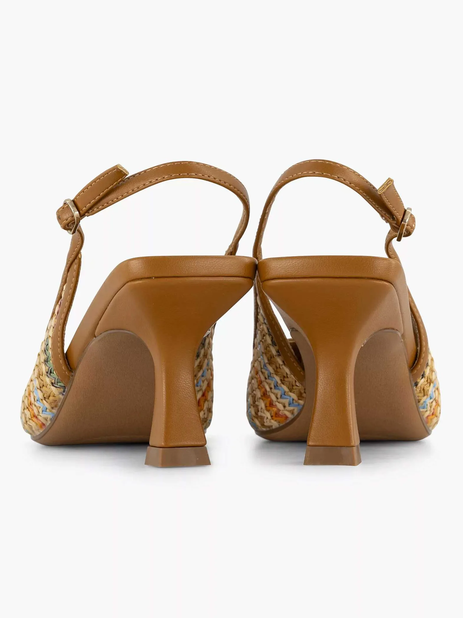 Graceland Lichtbruine Slingback-Dames Pumps