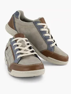 Easy Street Lichtgrijze Comfort Sneaker-Heren Sneakers