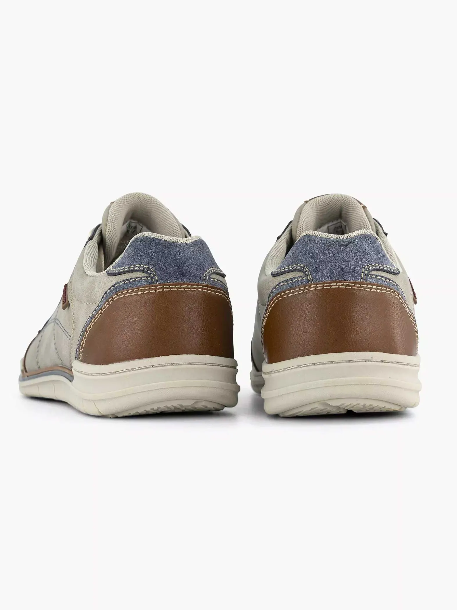 Easy Street Lichtgrijze Comfort Sneaker-Heren Sneakers