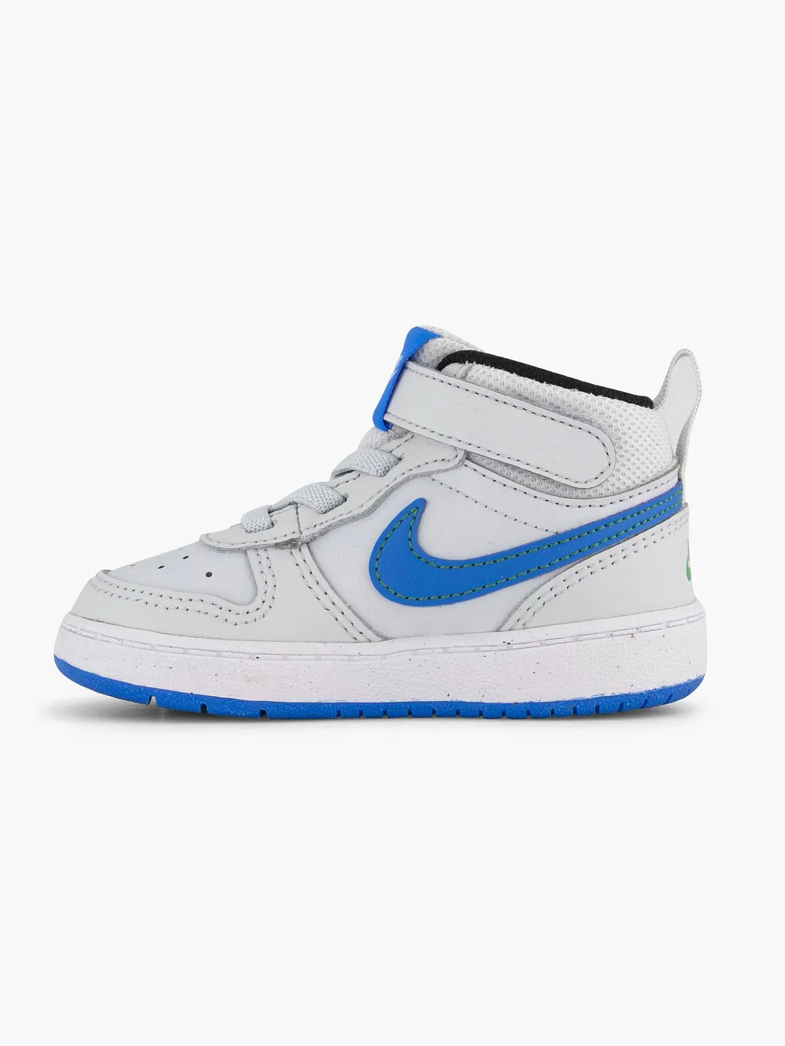 Nike Lichtgrijze Court Borough Mid 2-Kinderen Jongensschoenen