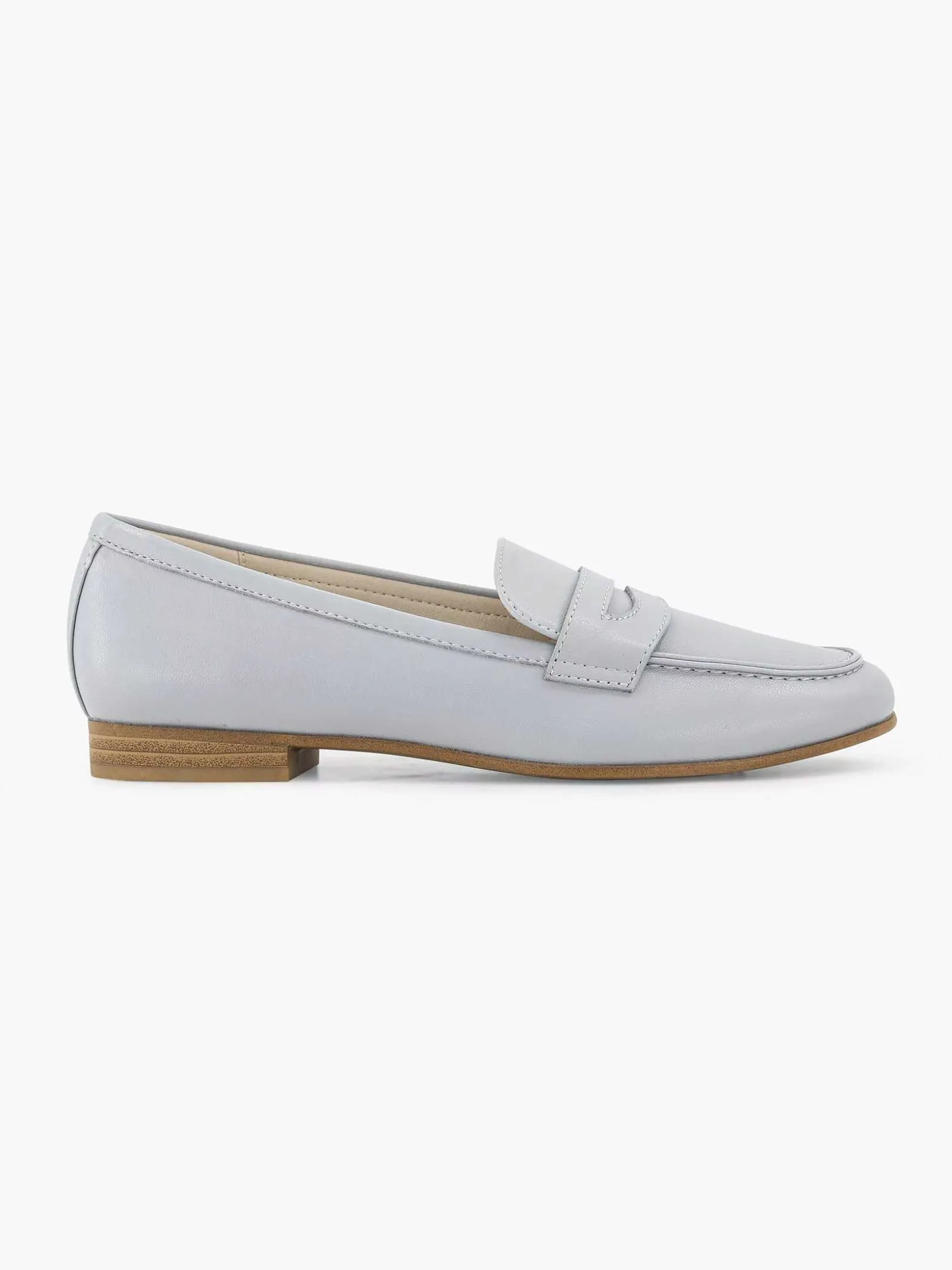 Graceland Lichtgrijze Loafer-Dames Instappers