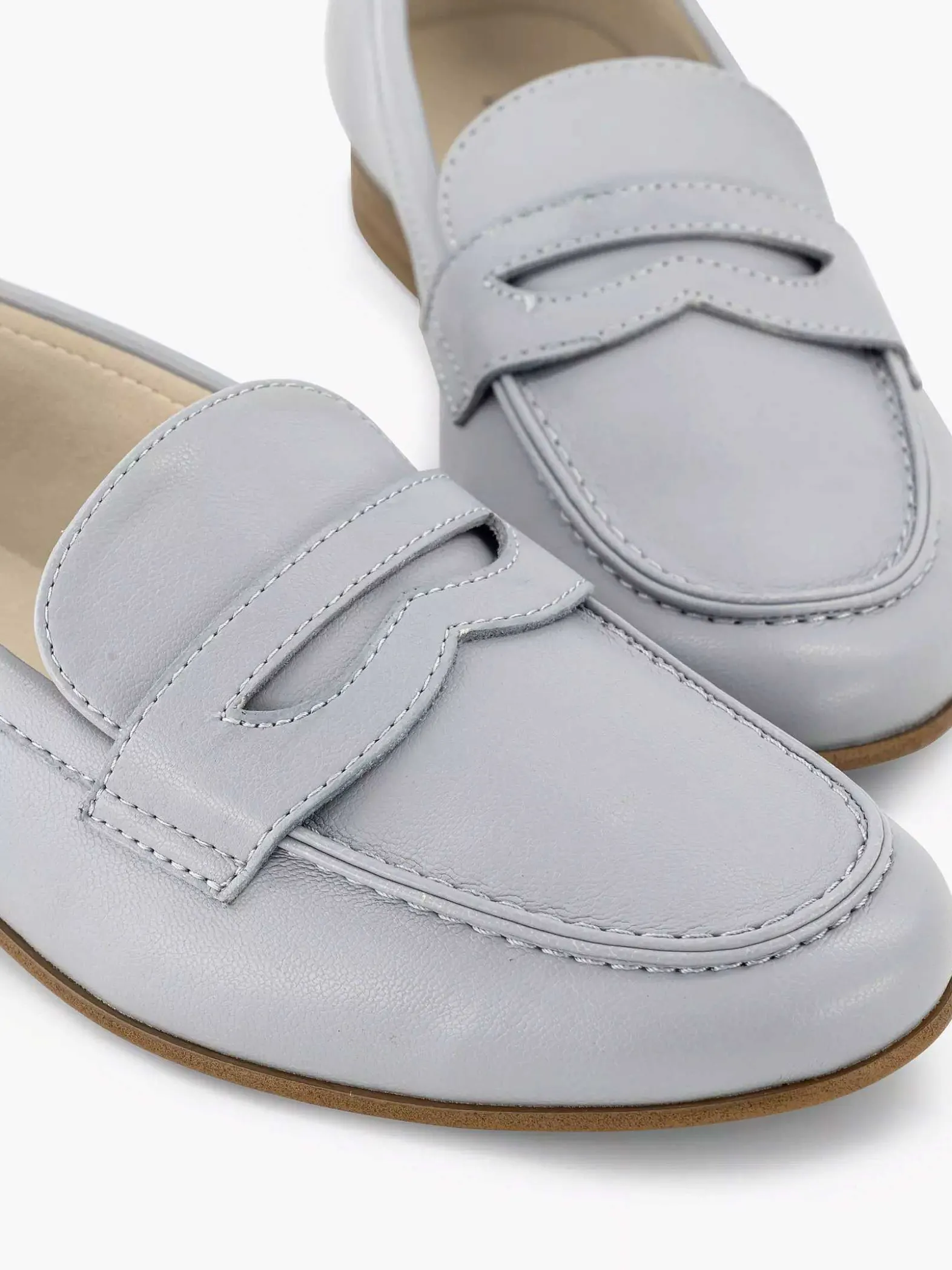 Graceland Lichtgrijze Loafer-Dames Instappers