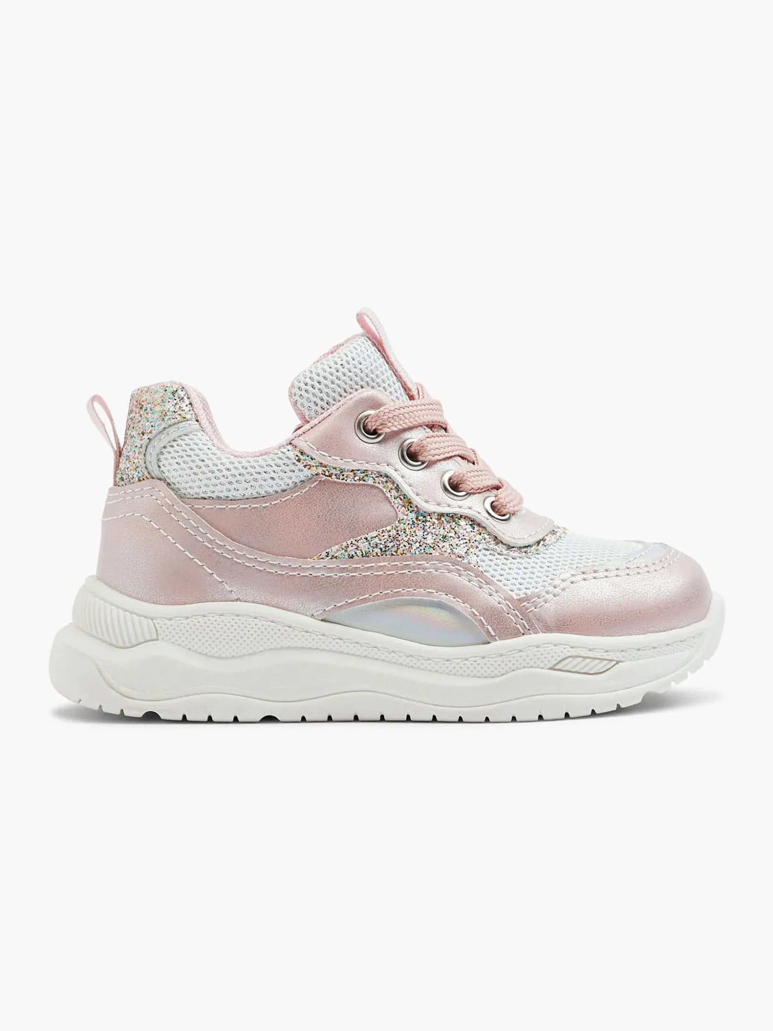 Graceland Lichtroze Sneaker Glitters-Kinderen Jongensschoenen