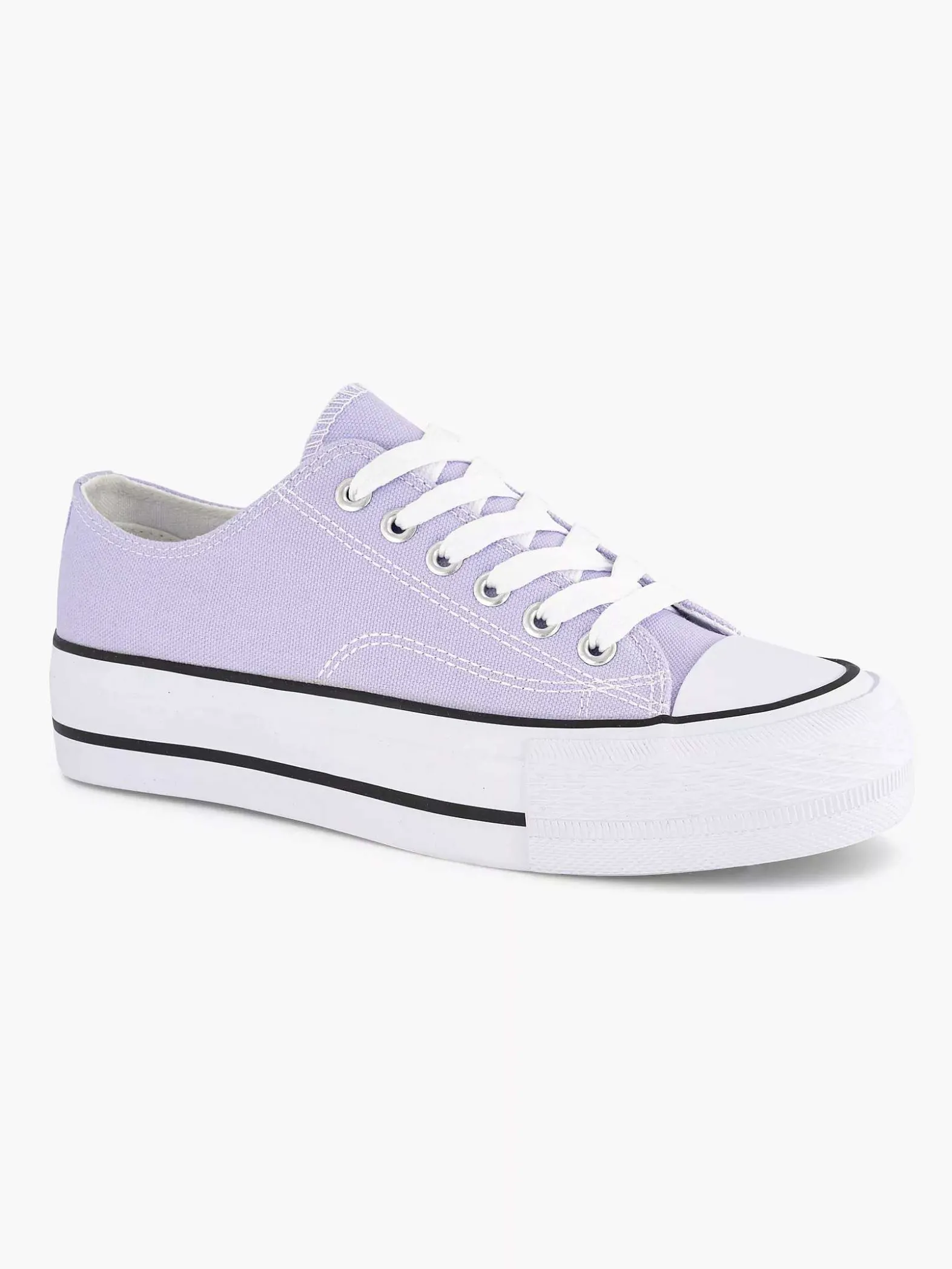 Graceland Lila Canvas Sneaker-Dames Sneakers
