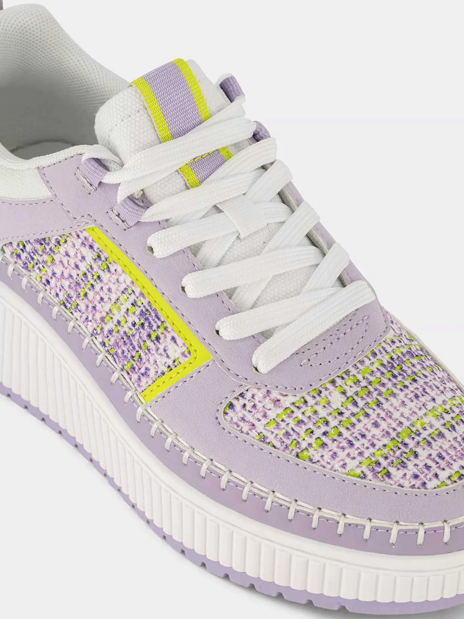 Oxmox Lila Platform Sneaker-Dames Sneakers