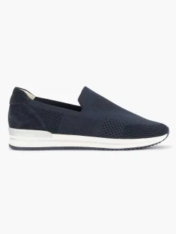 Medicus Marineblauwe Comfort Instapper-Dames Comfort Schoenen