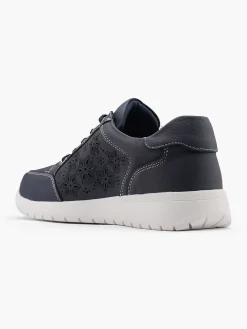 Easy Street Marineblauwe Comfort Sneaker-Dames Comfort Schoenen