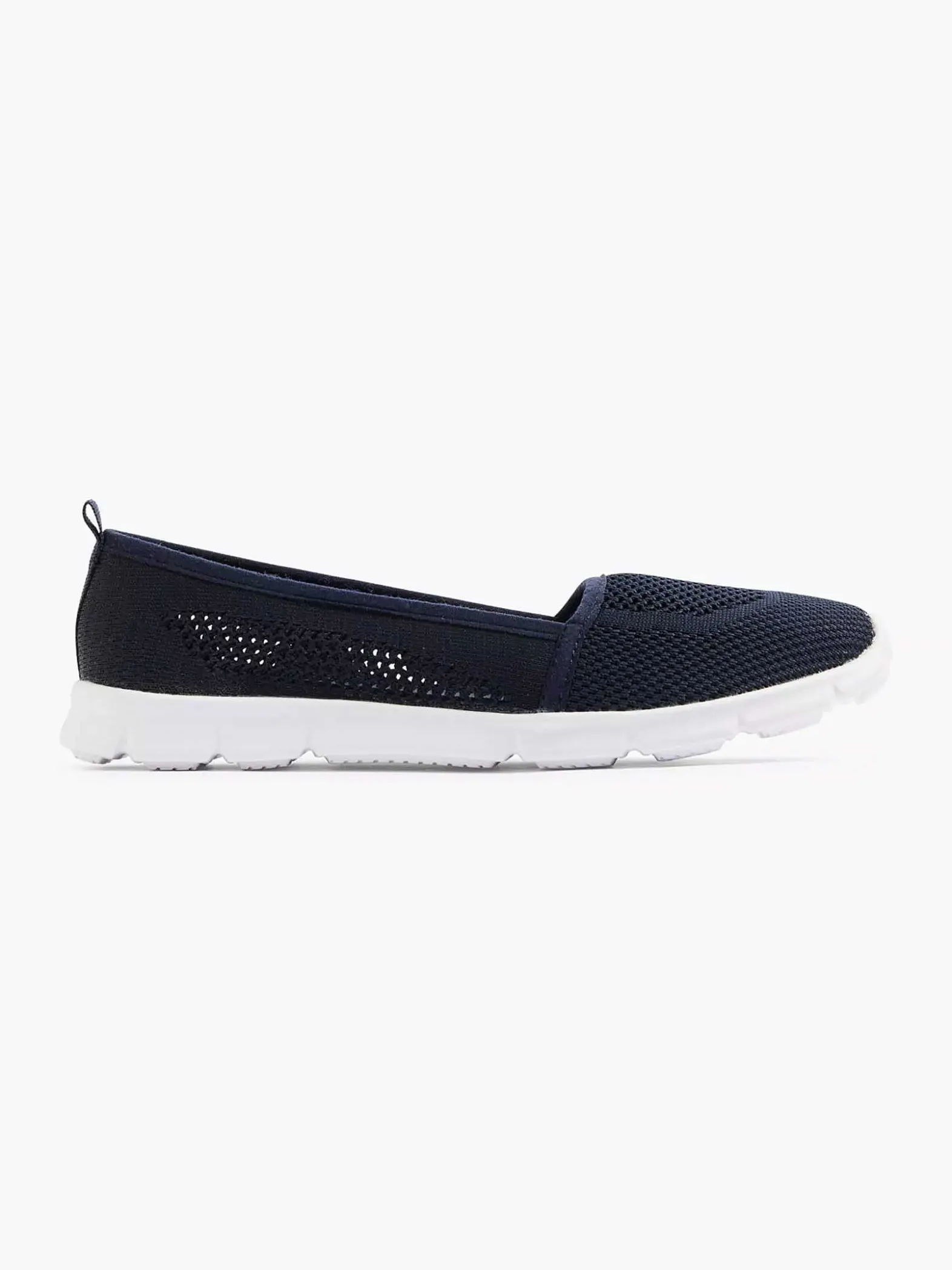 Graceland Marineblauwe Instapper Memory Foam-Dames Instappers