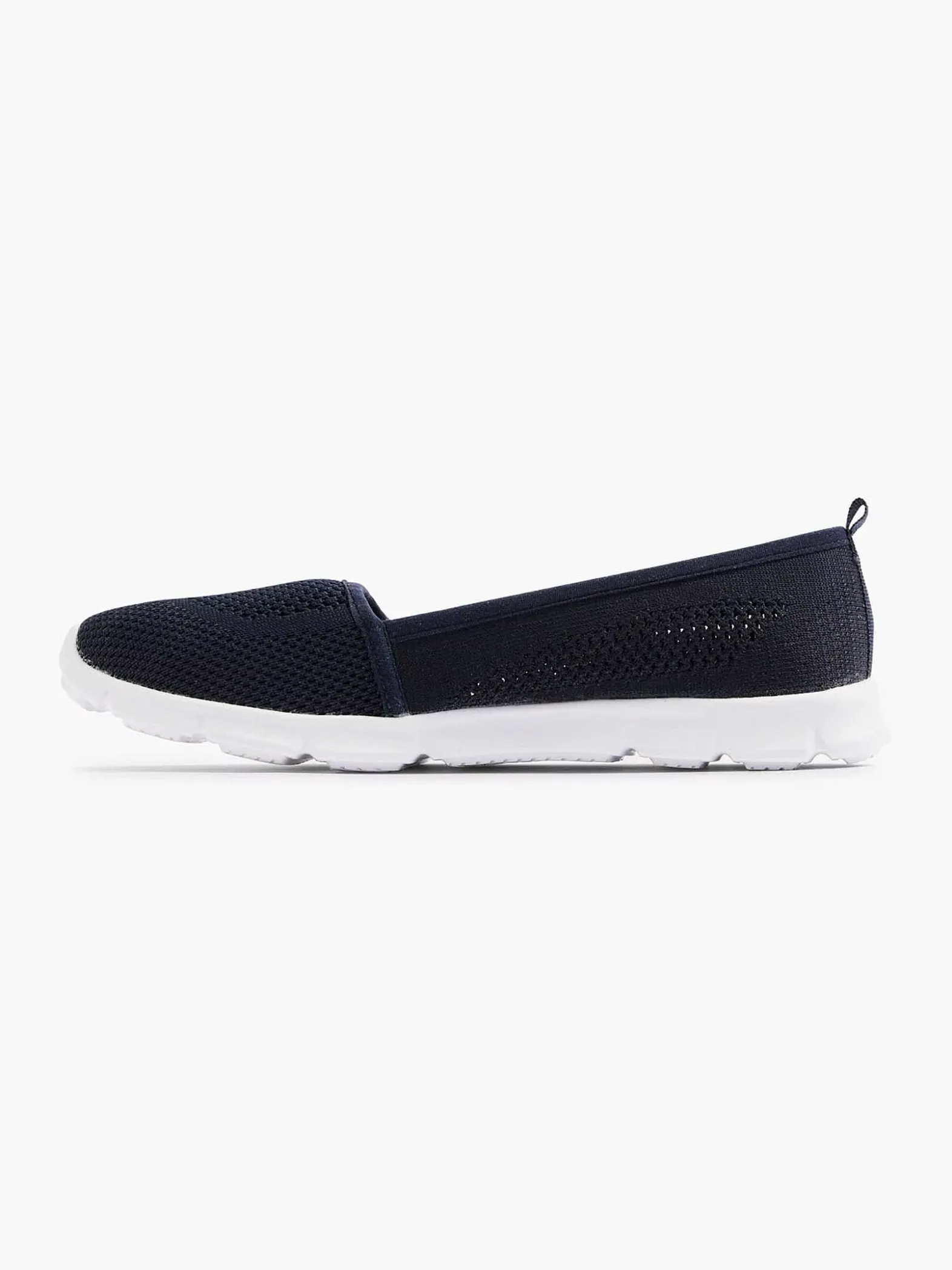 Graceland Marineblauwe Instapper Memory Foam-Dames Instappers