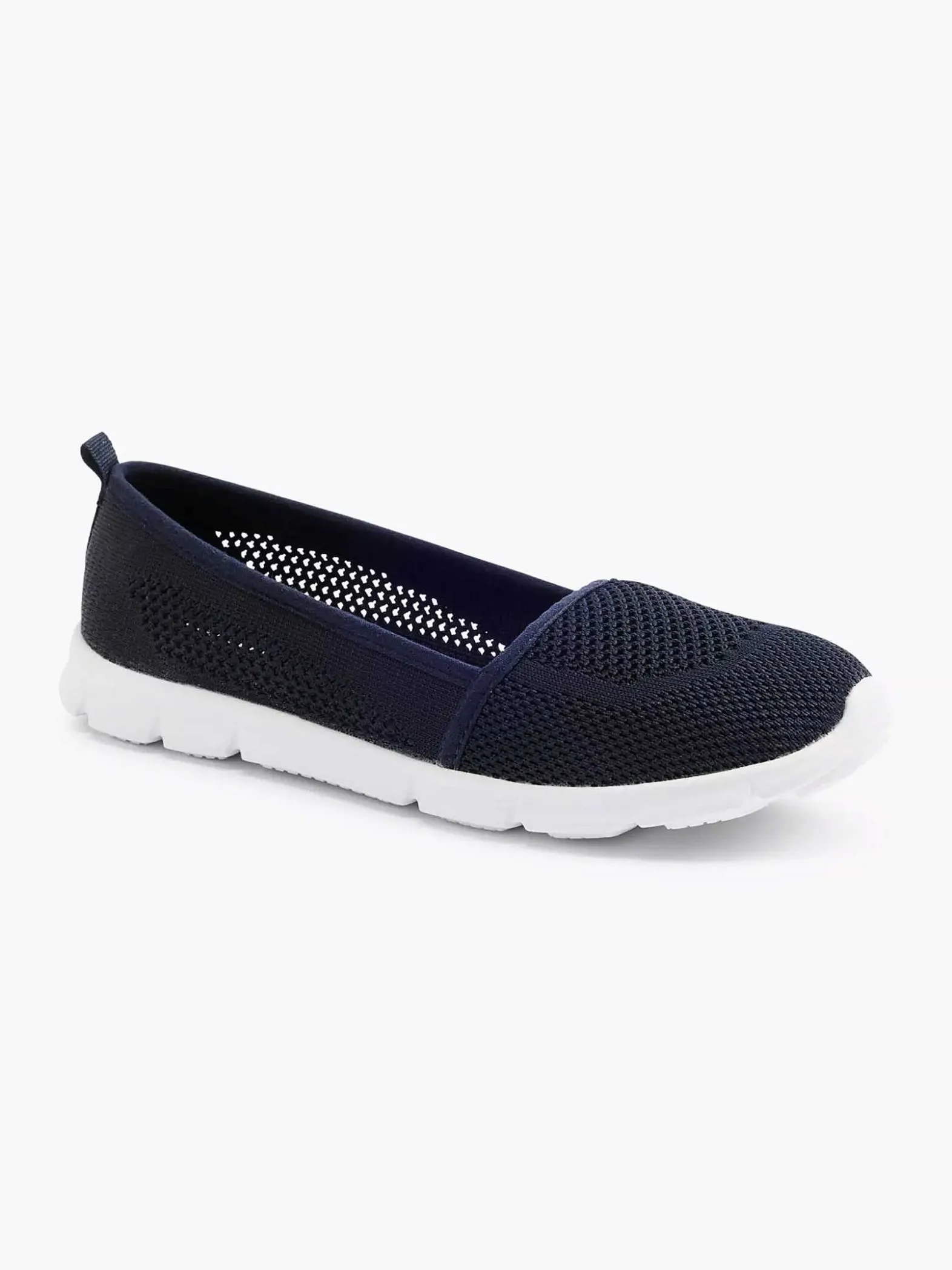 Graceland Marineblauwe Instapper Memory Foam-Dames Instappers