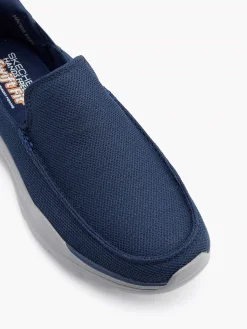 Skechers Marineblauwe Instapper Memory Foam-Heren Instappers